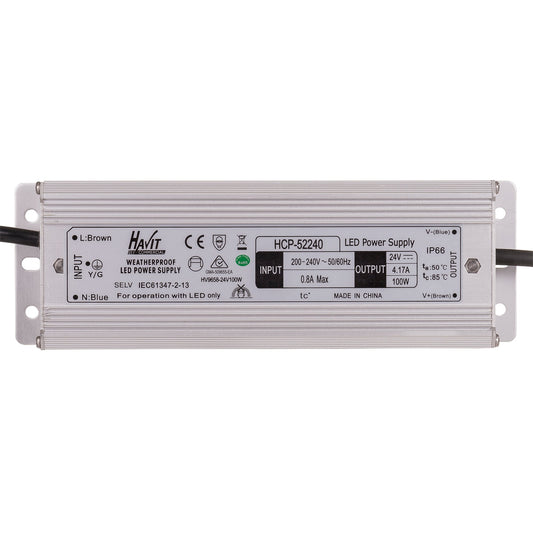 100w 24v DC IP66 Weatherproof LED Driver