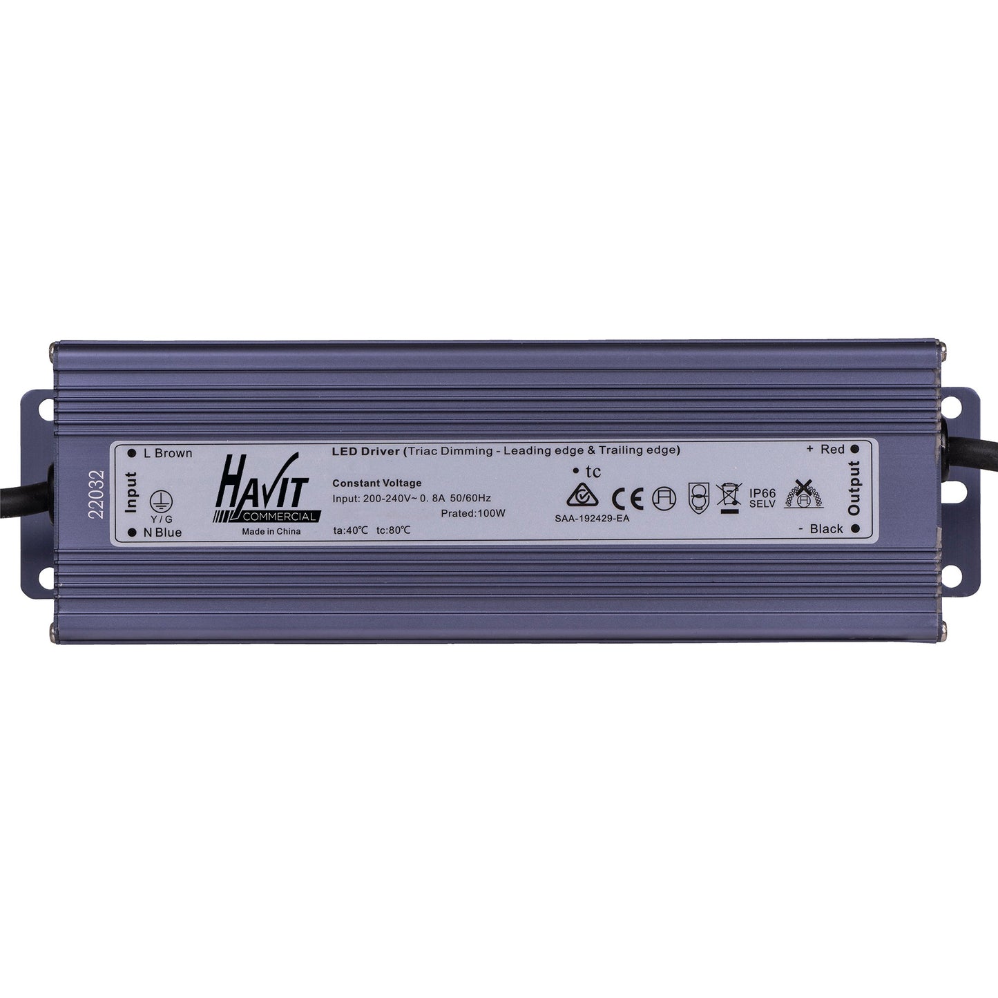 100w 24v DC IP66 Weatherproof TRIAC Dimmable LED Driver