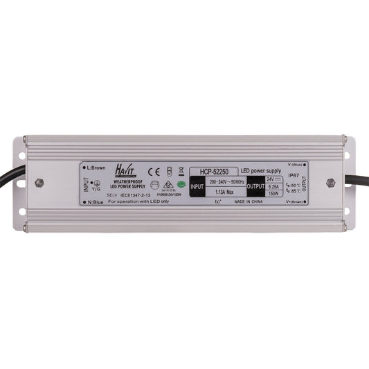 150w 24v DC IP66 Weatherproof LED Driver
