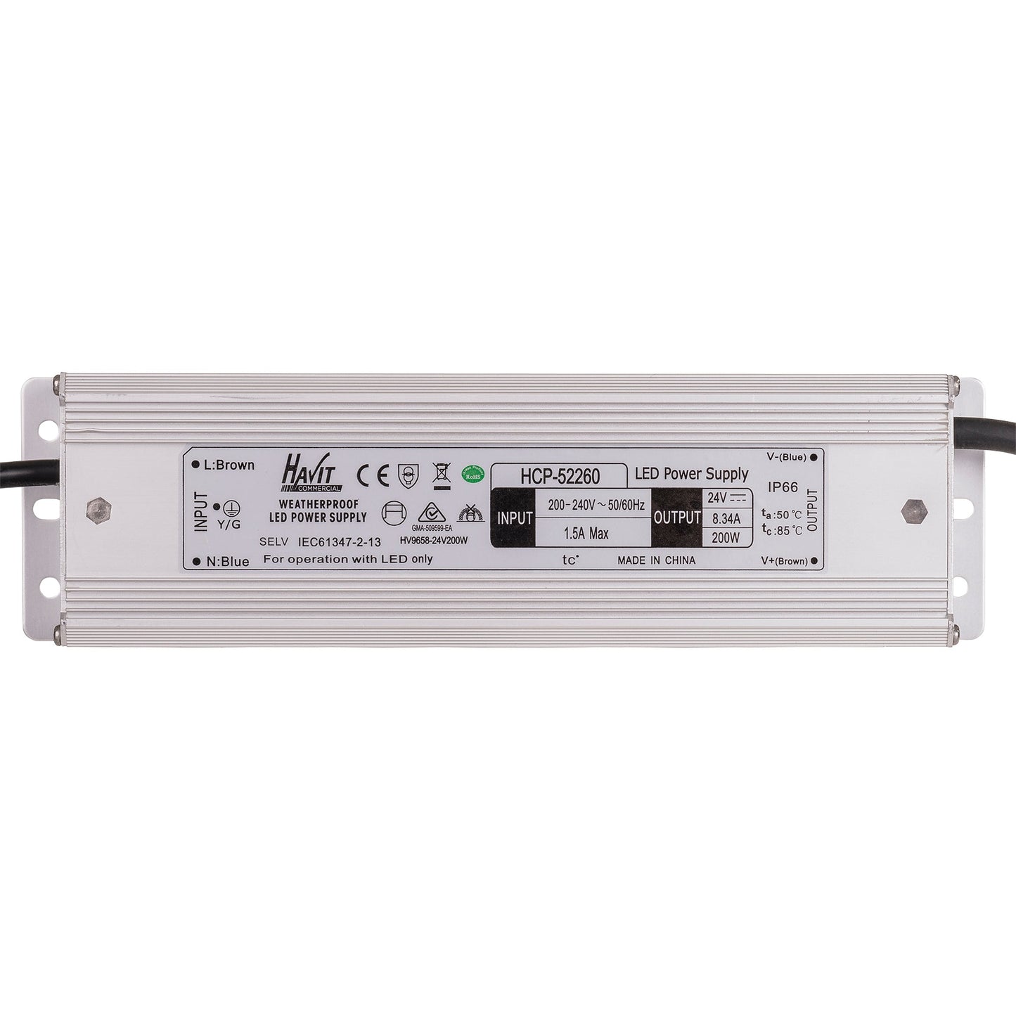 200w 24v DC IP66 Weatherproof LED Driver