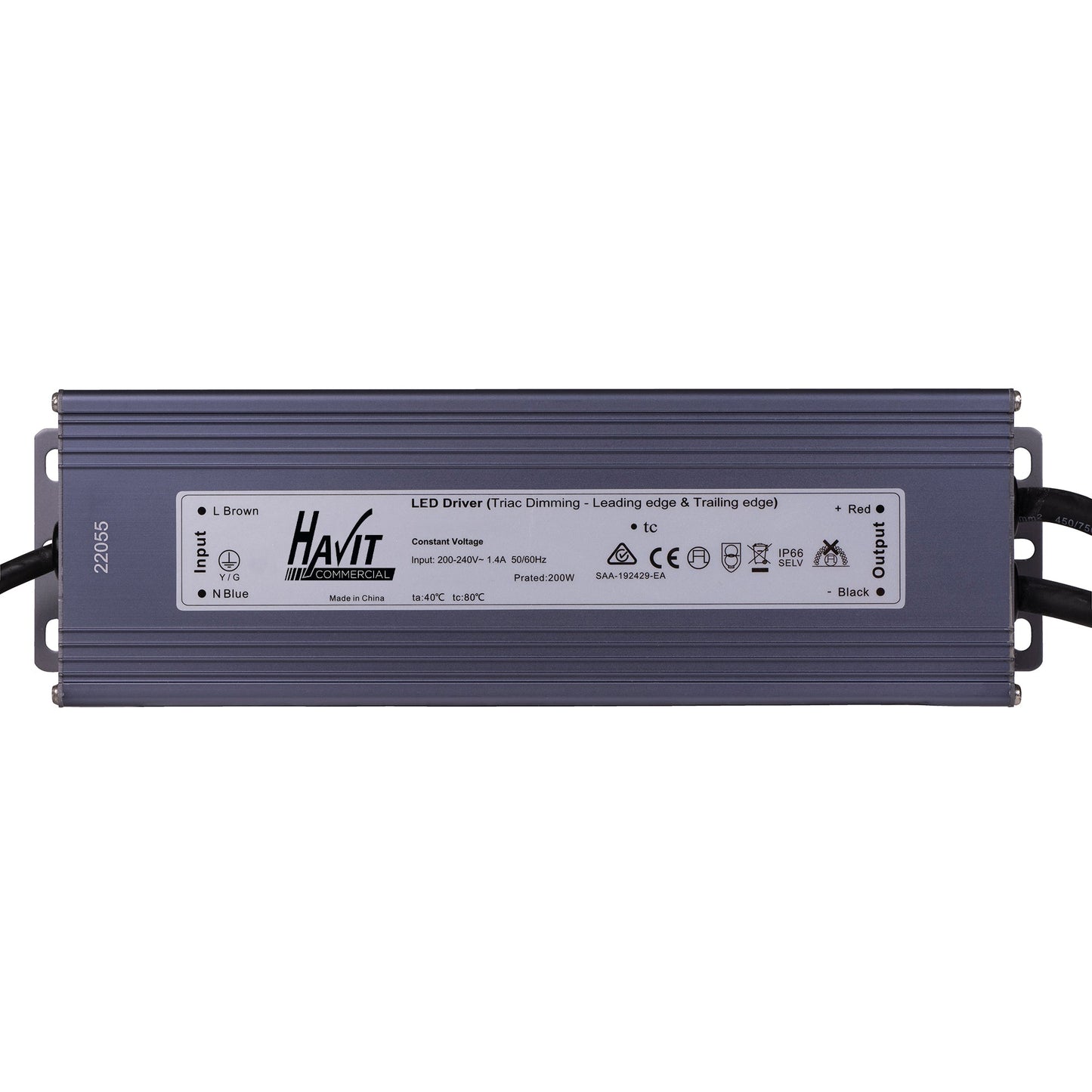 200w 24v DC IP66 Weatherproof TRIAC Dimmable LED Driver