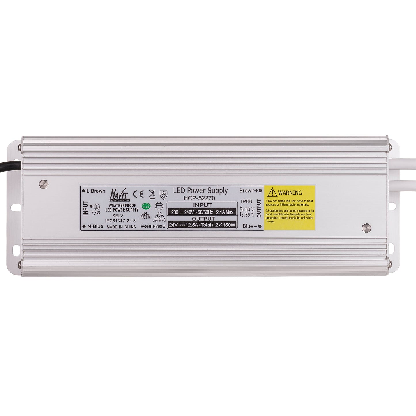 300w 24v DC IP66 Weatherproof LED Driver