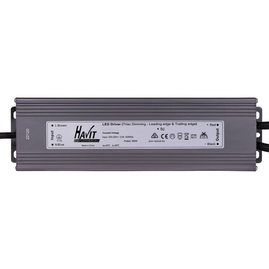 300w 24v DC IP66 Weatherproof TRIAC Dimmable LED Driver