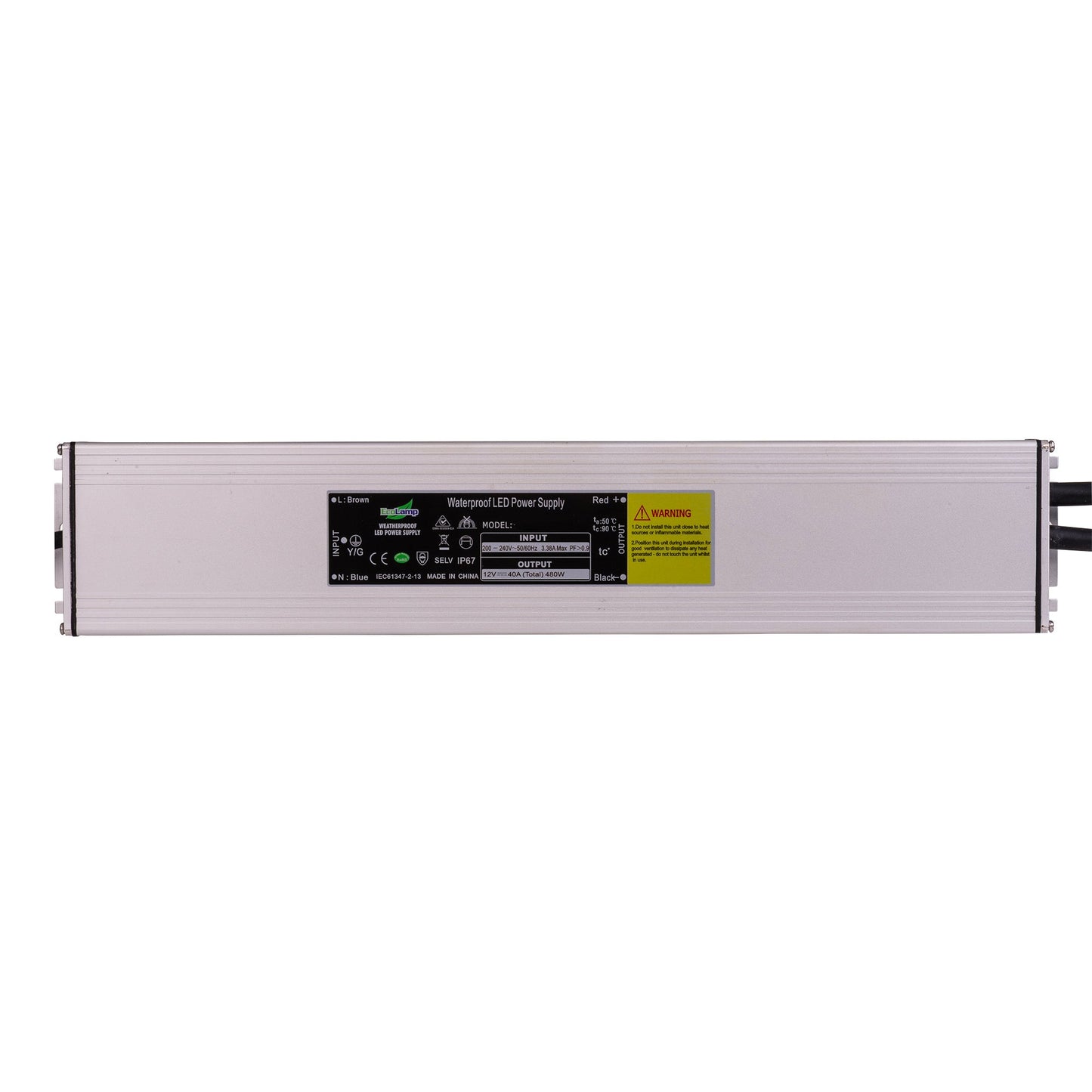 480w 24v DC IP66 Weatherproof LED Driver