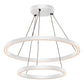 65w 800mm + 500mm 3235 TRIAC Dimmable Double Round LED Pendant