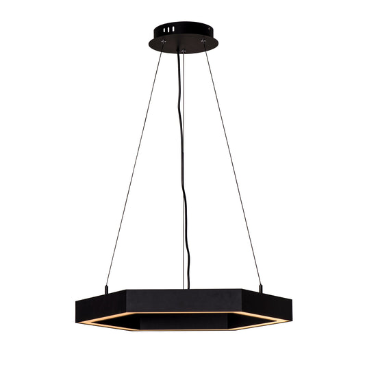 13w 520mm x 600mm TRIAC Dimmable Hexagon LED Pendant