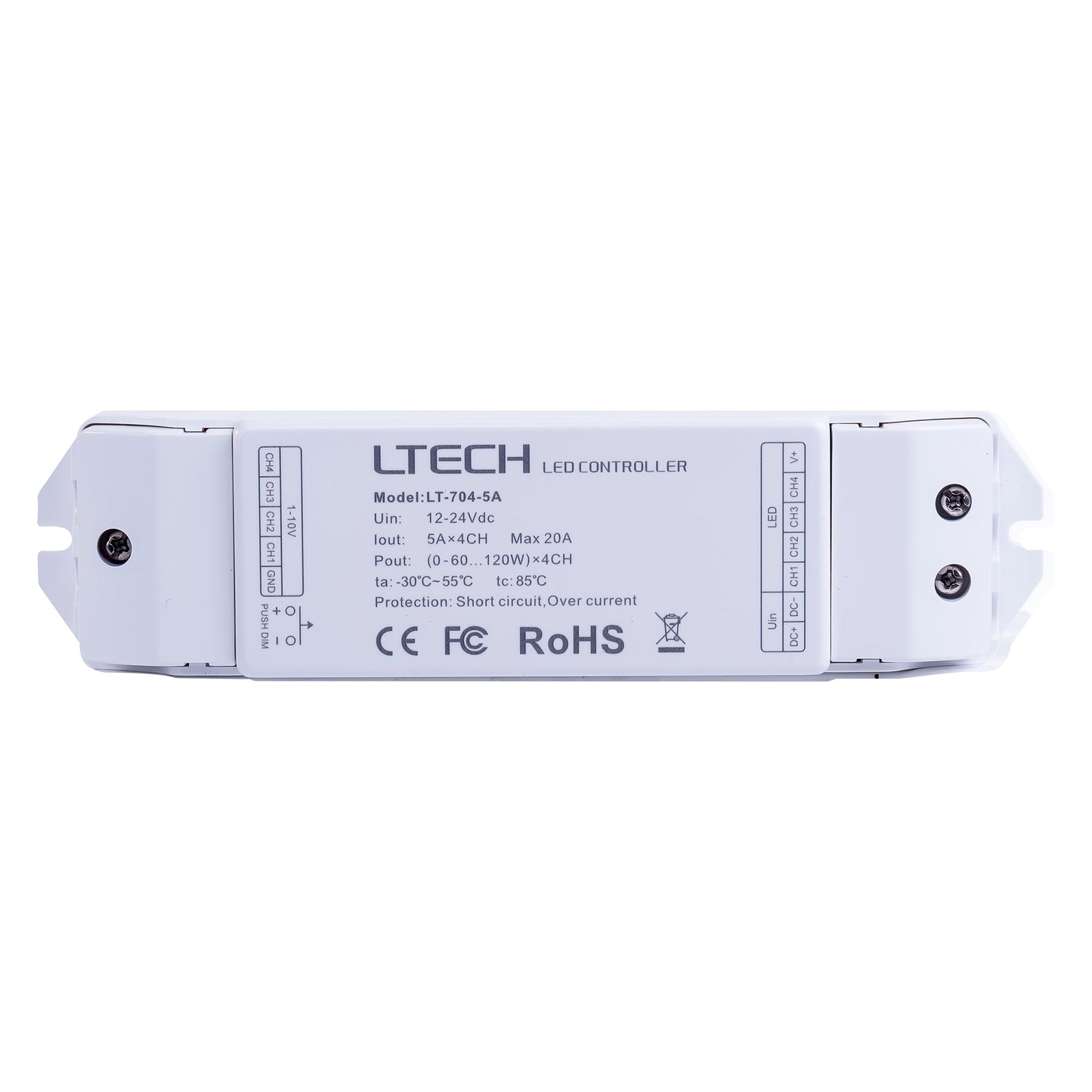0-1/10V LED Strip Controller 24v DC To Suit RGBW LED Strip