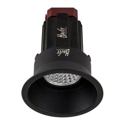 Recessed Round Deep Fixed TRIAC Dimmable LED Downlight - 76mm
