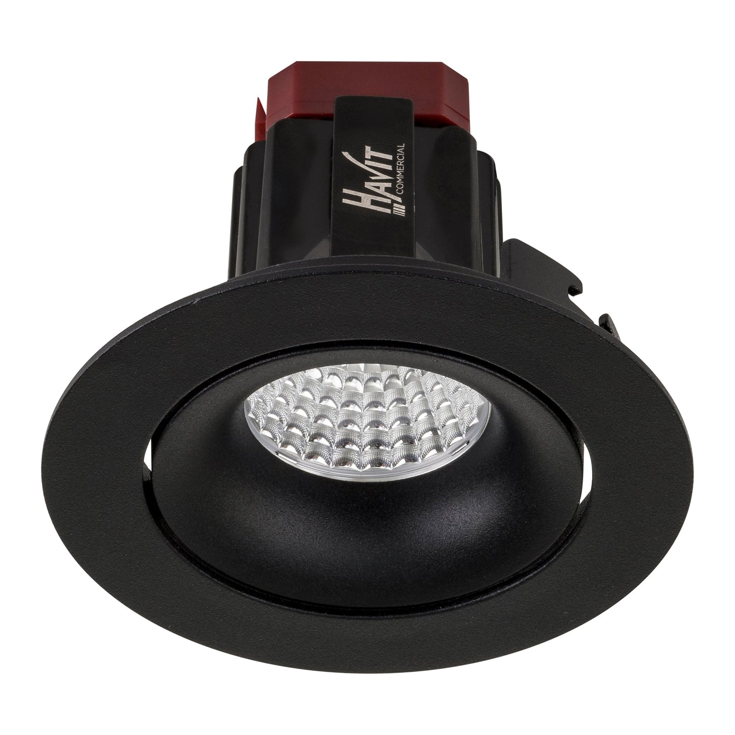 Recessed Round Tilt TRIAC Dimmable LED Downlight - 90mm