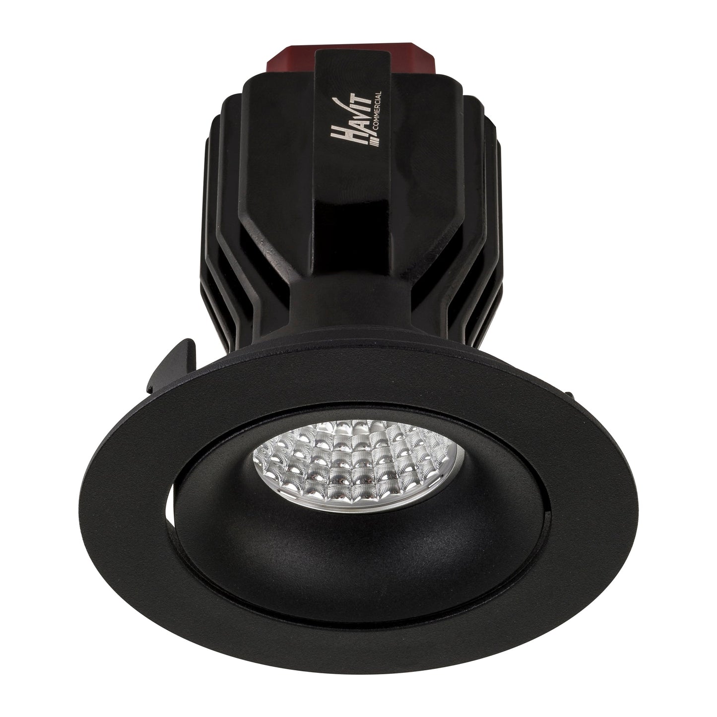 Recessed Round Tilt TRIAC Dimmable LED Downlight - 90mm