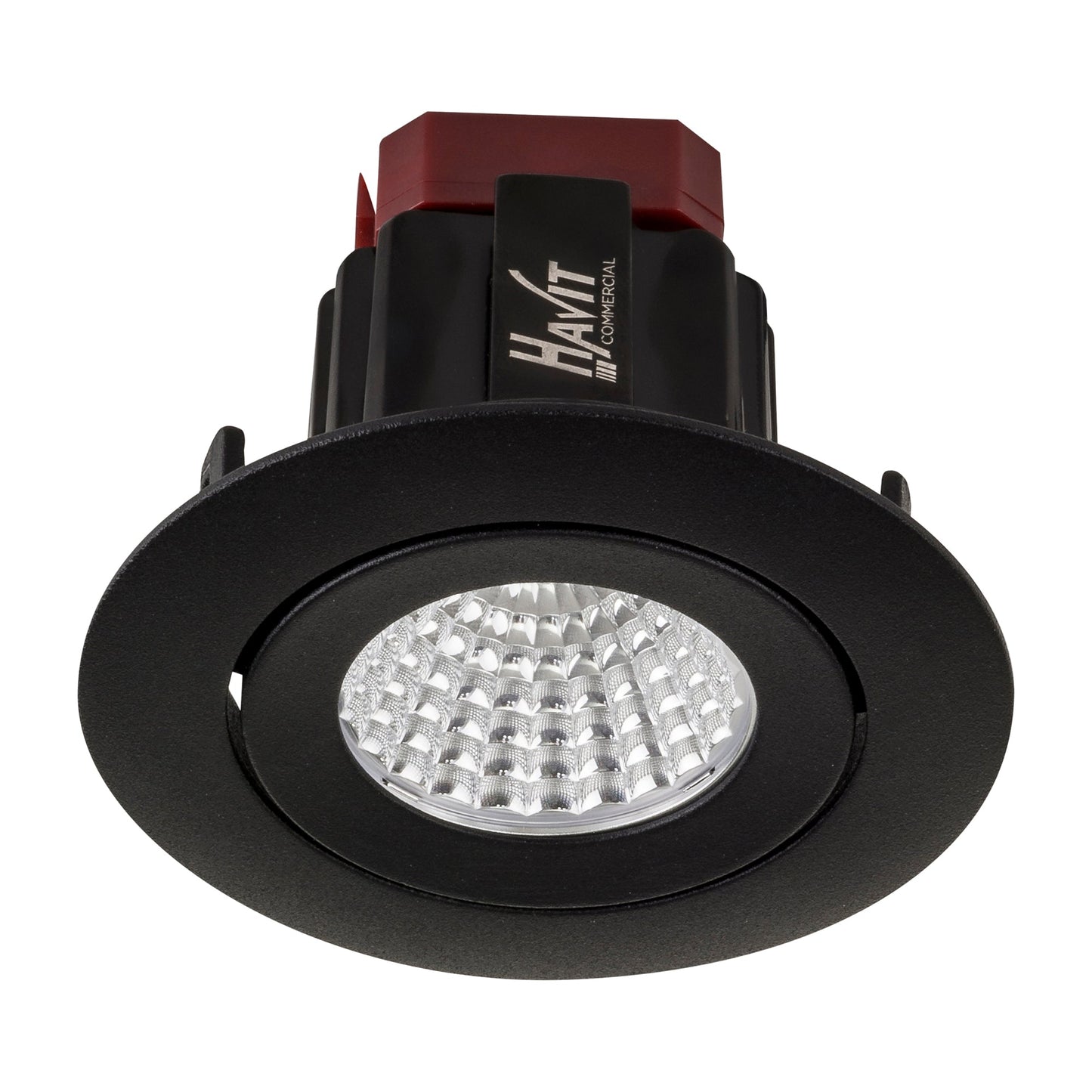 Recessed Round Tilt TRIAC Dimmable LED Downlight - 75mm