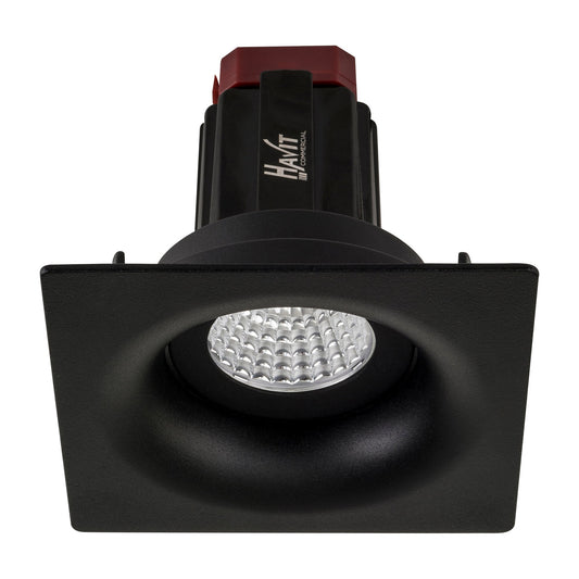 Recessed Square Tilt TRIAC Dimmable LED Downlight - 92mm