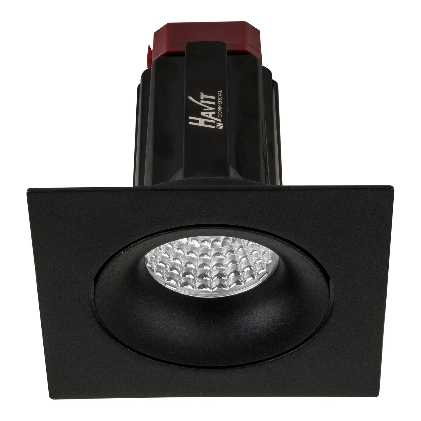 Recessed Square Tilt TRIAC Dimmable LED Downlight - 90mm