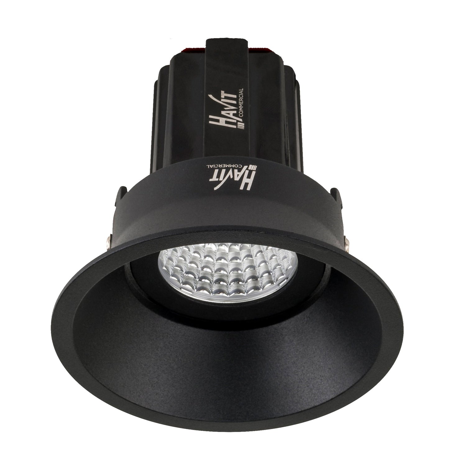 Recessed Round Deep Tilt Dimmable LED Downlight - 90mm