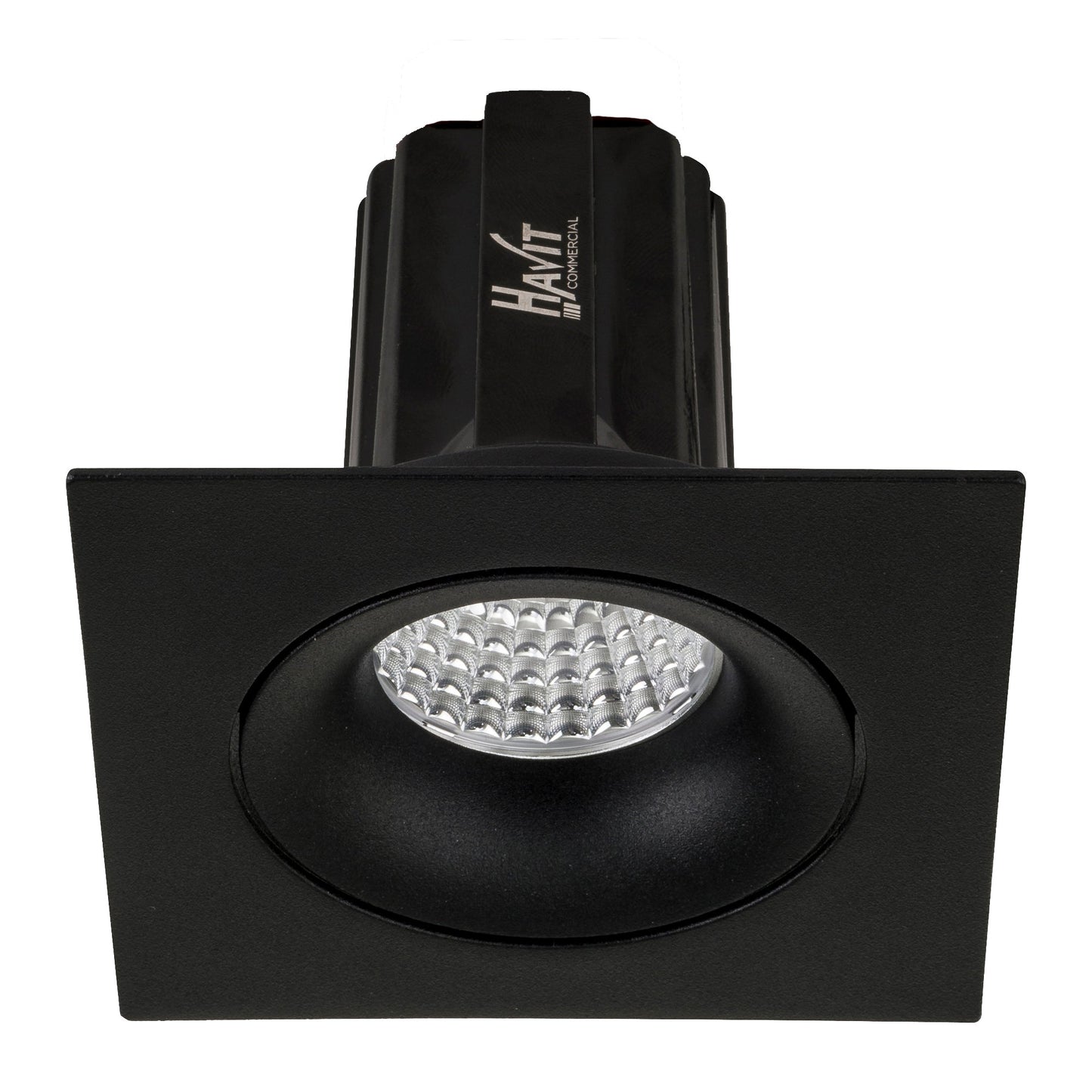 Recessed Square Tilt Dimmable LED Downlight - 90mm