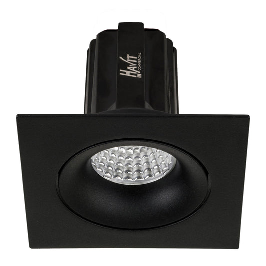 13w Recessed Square Tilt Dali Tunable LED Downlight - 90mm