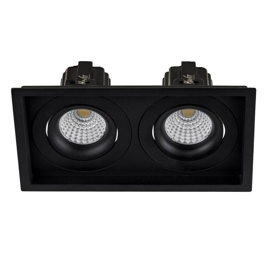 Recessed Square Tilt Dimmable LED Downlight 3000k - 190mm x 100mm