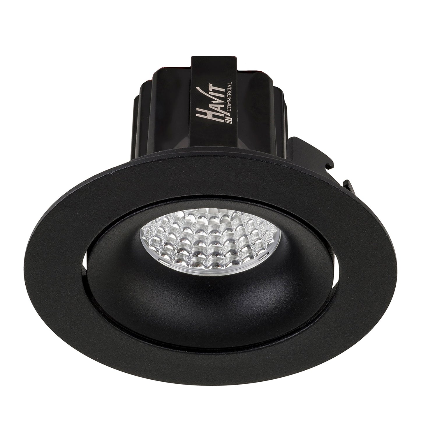 Recessed Round Tilt Dimmable LED Downlight - 90mm
