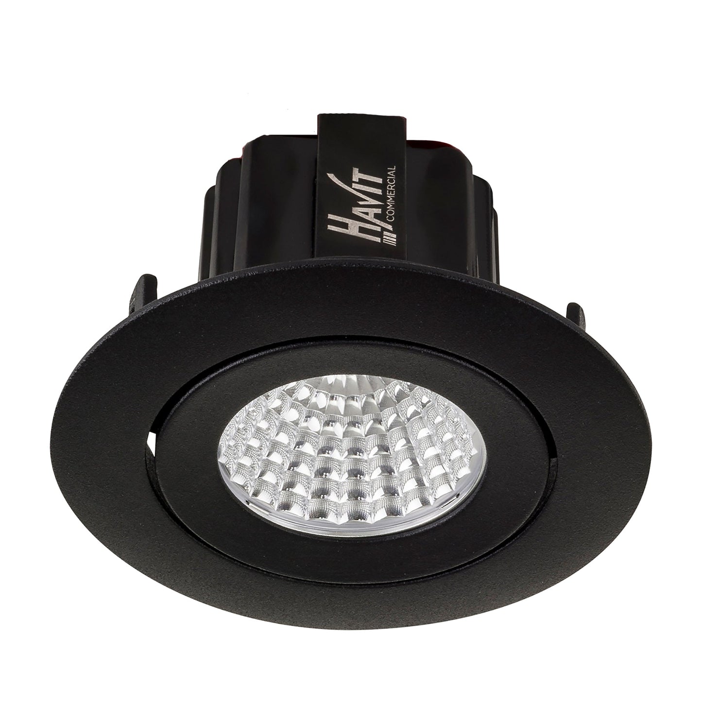 Recessed Round Tilt Dimmable LED Downlight - 75mm