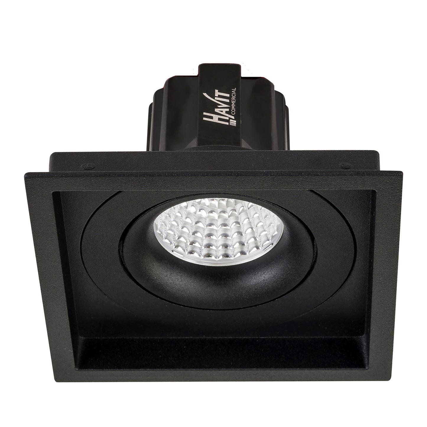 Recessed Square Tilt Dimmable LED Downlight - 100mm x 100mm
