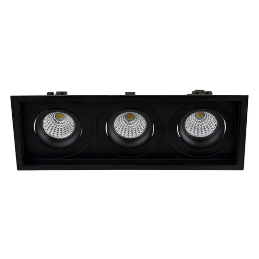 Recessed Square Tilt Dimmable LED Downlight - 280mm x 100mm