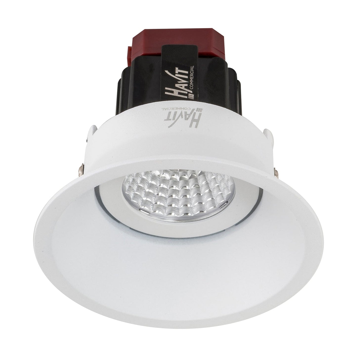 Recessed Round Deep Tilt TRIAC Dimmable LED Downlight- 90mm