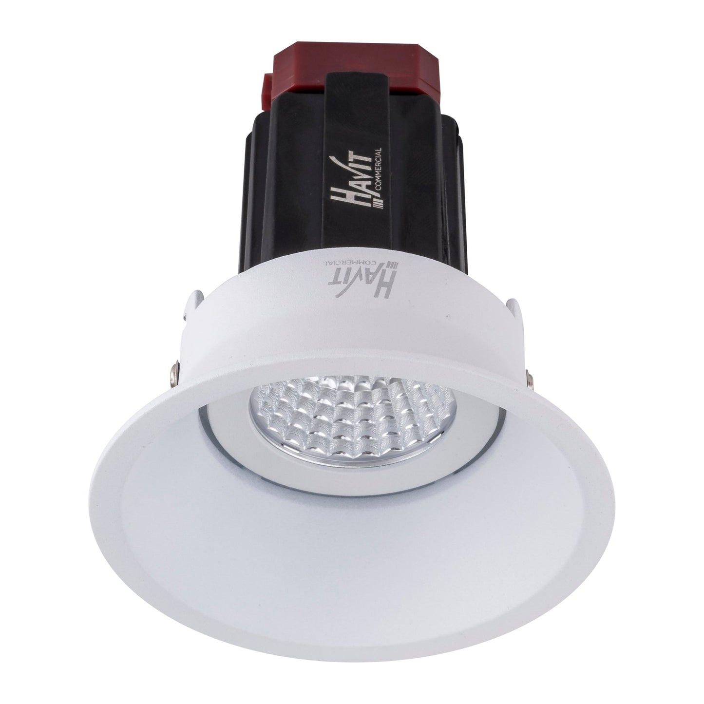 Recessed Round Deep Tilt TRIAC Dimmable LED Downlight- 90mm