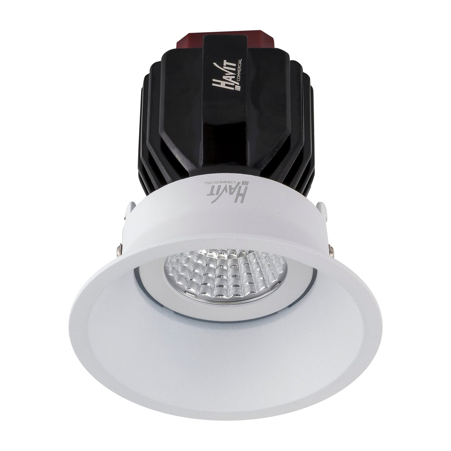 Recessed Round Deep Tilt TRIAC Dimmable LED Downlight- 90mm