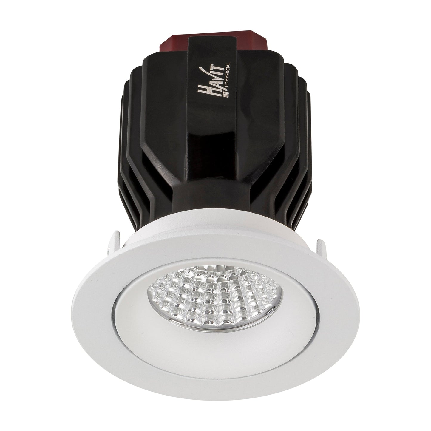Recessed Round Tilt TRIAC Dimmable LED Downlight- 75mm