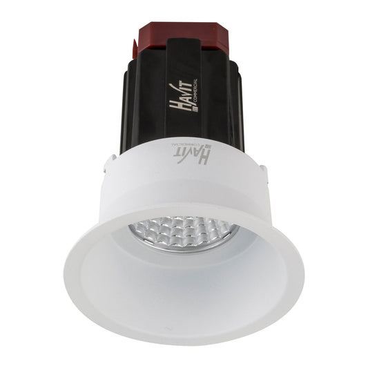 Recessed Round Deep Fixed TRIAC Dimmable LED Downlight- 76mm