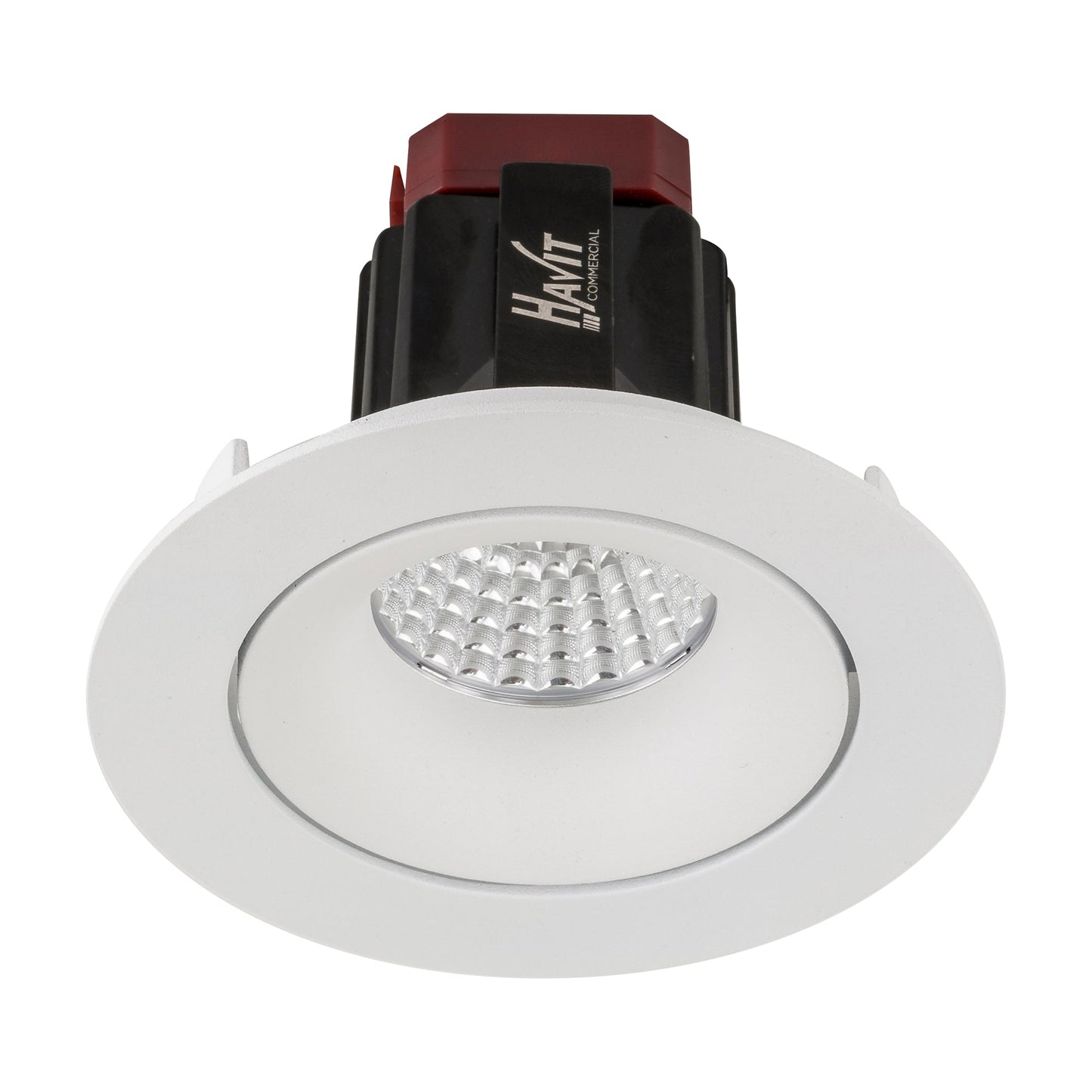 Recessed Round Tilt TRIAC Dimmable LED Downlight- 90mm