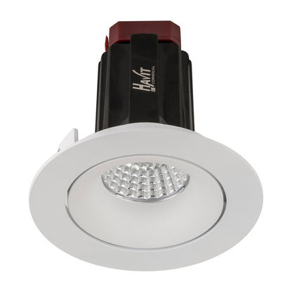 Recessed Round Tilt TRIAC Dimmable LED Downlight- 90mm
