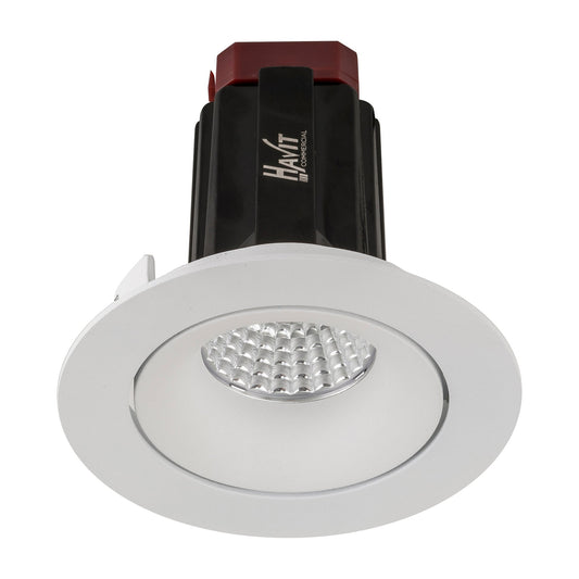 Recessed Round Tilt TRIAC Dimmable LED Downlight- 90mm