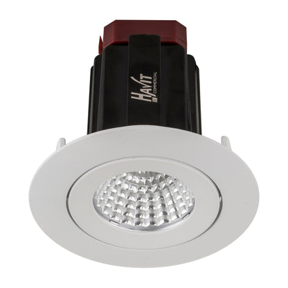 Recessed Round Tilt TRIAC Dimmable LED Downlight- 75mm