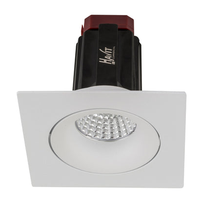 Recessed Square Tilt TRIAC Dimmable LED Downlight- 90mm