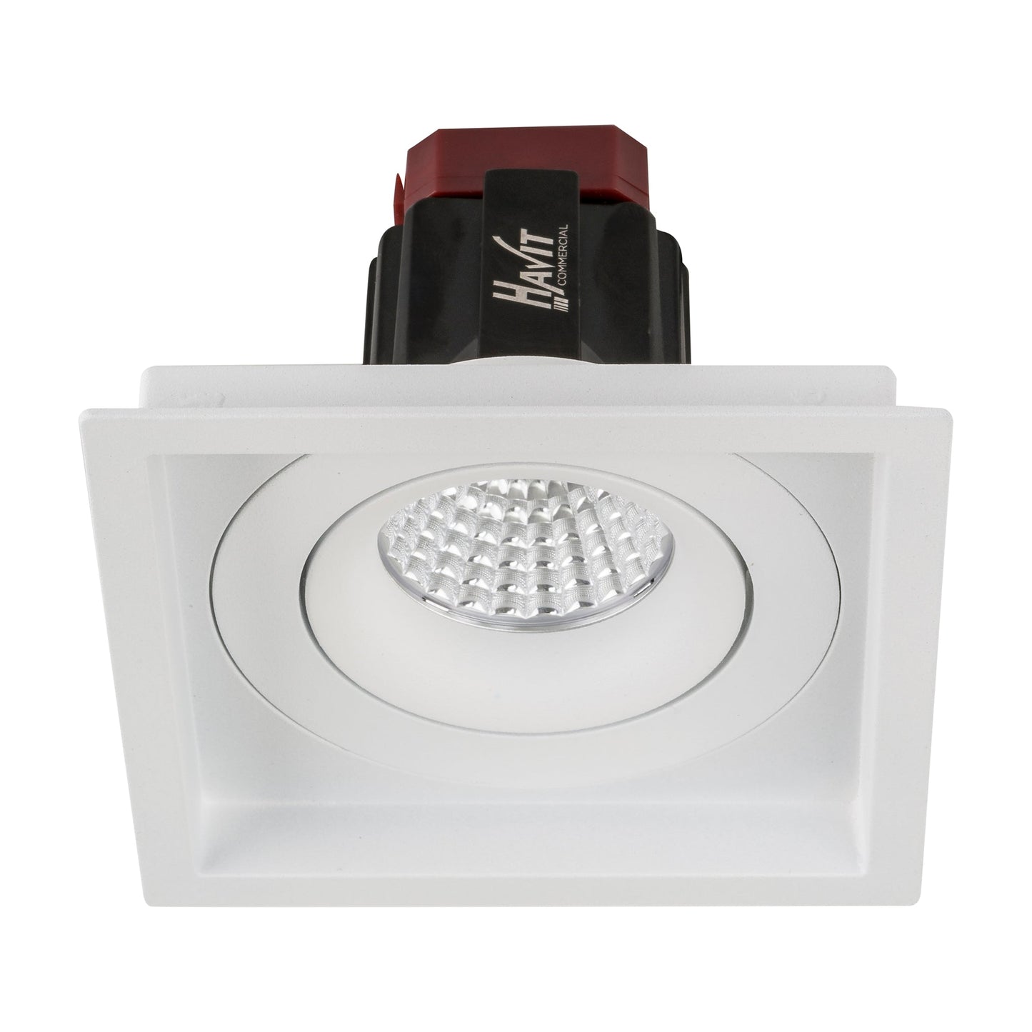 Recessed Square Tilt TRIAC Dimmable LED Downlight- 100mm x 100mm