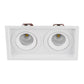 Recessed Square Tilt TRIAC Dimmable LED Downlight- 190mm x 100mm