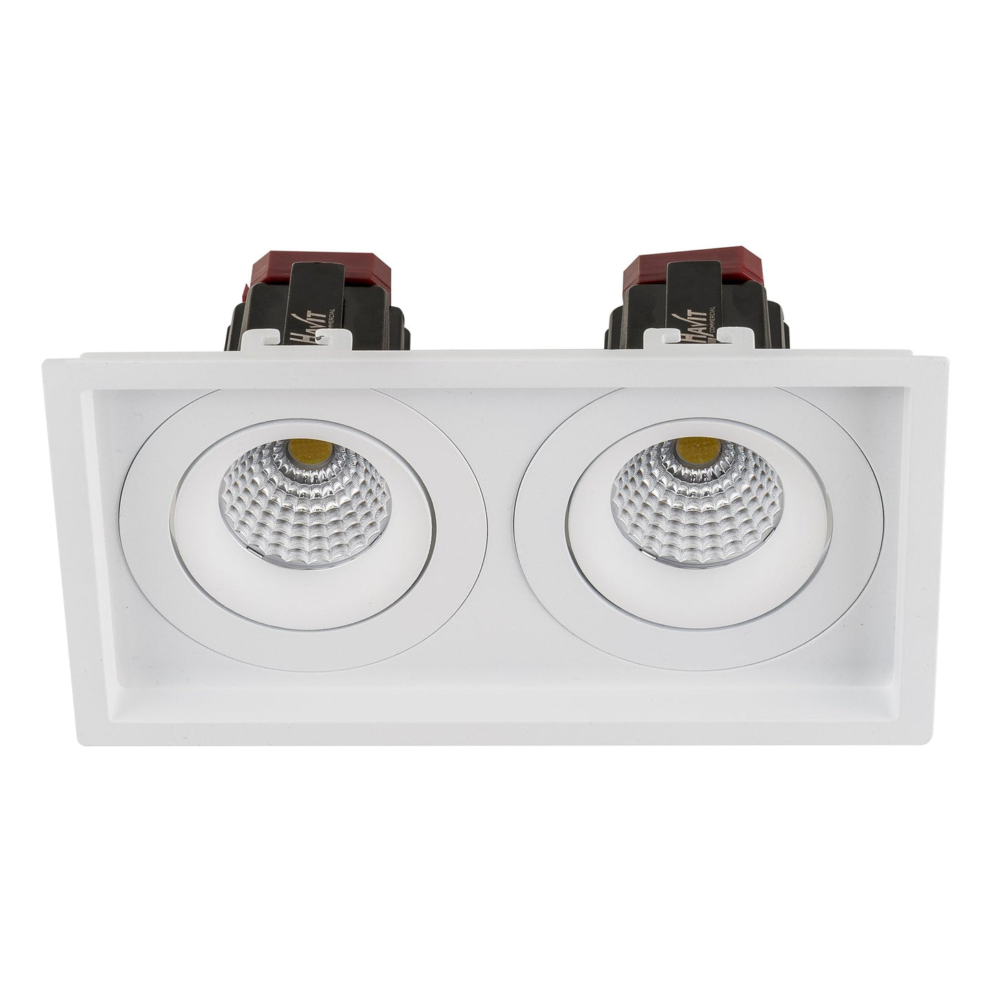 Recessed Square Tilt TRIAC Dimmable LED Downlight- 190mm x 100mm