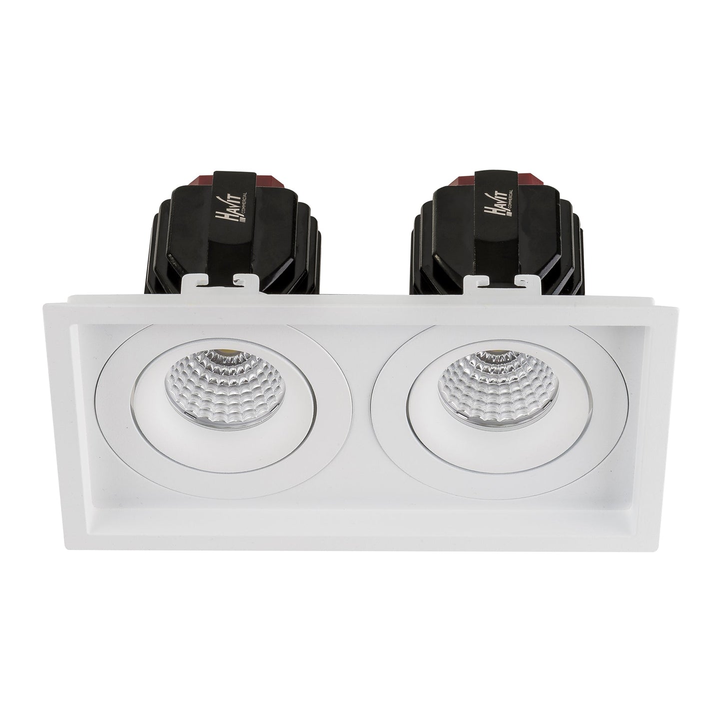 Recessed Square Tilt TRIAC Dimmable LED Downlight- 190mm x 100mm