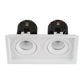 Recessed Square Tilt TRIAC Dimmable LED Downlight- 190mm x 100mm