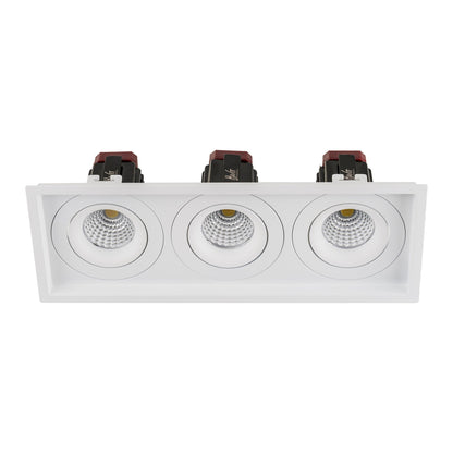 Recessed Square Tilt TRIAC Dimmable LED Downlight- 280mm x 100mm