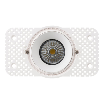 Recessed Round Trimless TRIAC Dimmable Tilt LED Downlight - 90mm