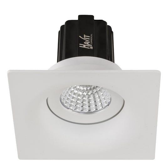 Recessed Square Tilt Dali Tunable LED Downlight - 92mm