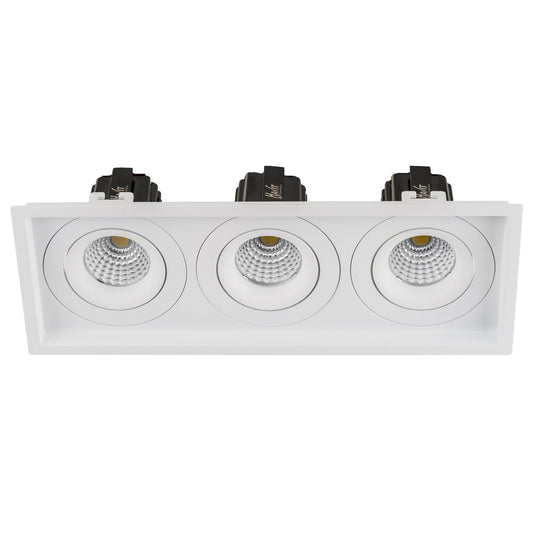 Recessed Square Tilt Dimmable LED Downlight - 280mm x 100mm