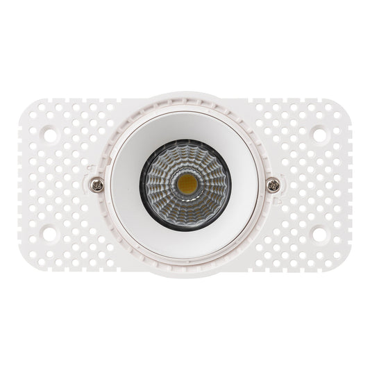 Recessed Round Trimless Dimmable LED Downlight - 90mm