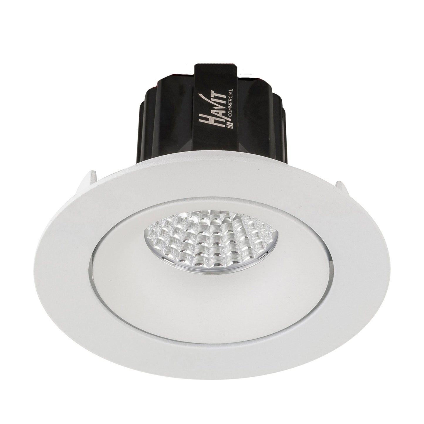 Recessed Round Tilt Dimmable LED Downlight - 90mm