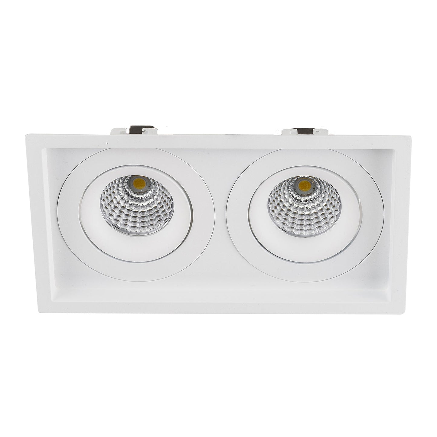 Recessed Square Tilt Dimmable LED Downlight - 190mm x 100mm