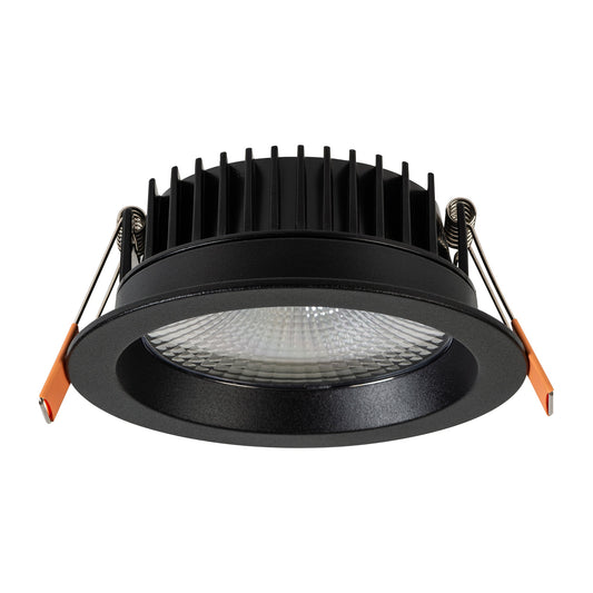 Black 13w Recessed Semi Deep Dali Dimmable LED Downlight - 90mm