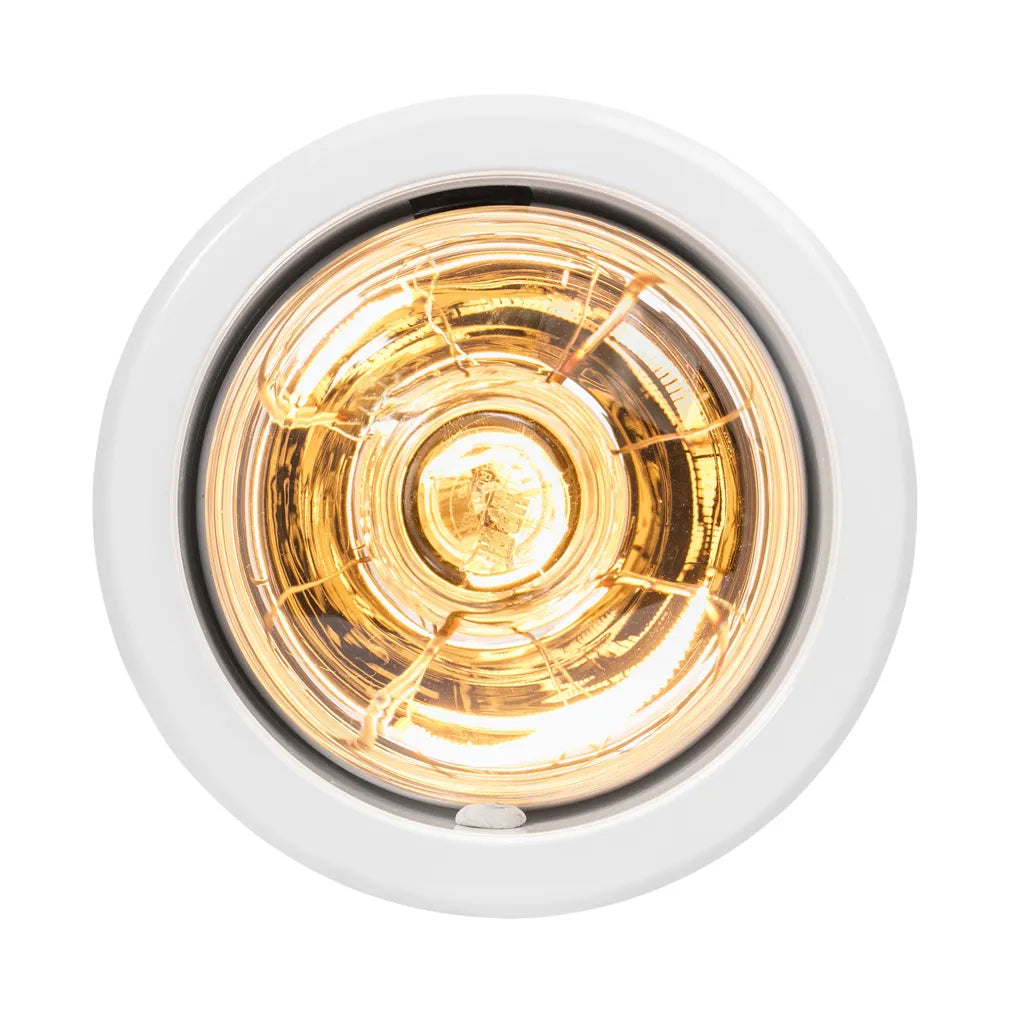 Bathroom Heater Single Lamp 170mm Fascia – Discount Lighting Fans