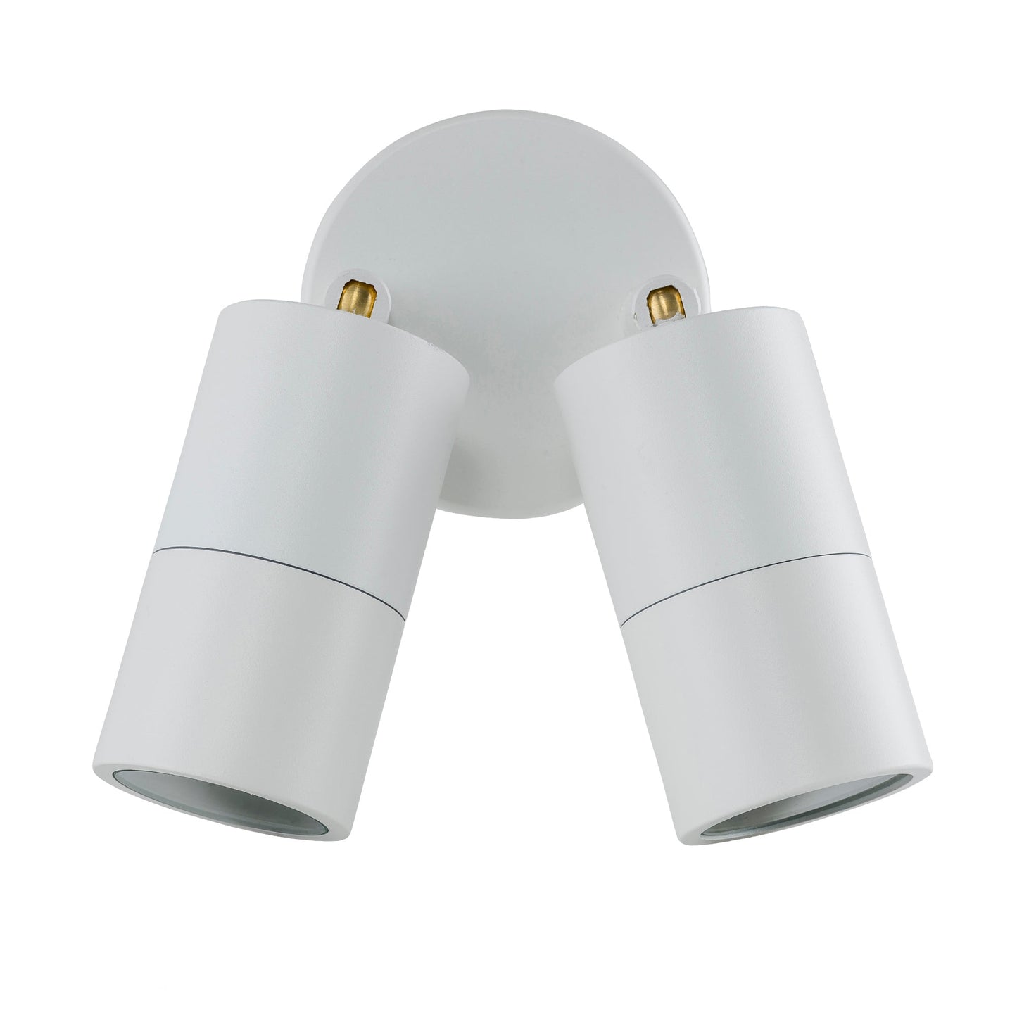 Hv1335t-Hv1337t - Tivah White Tri Colour Double Adjustable Wall Pillar Lights